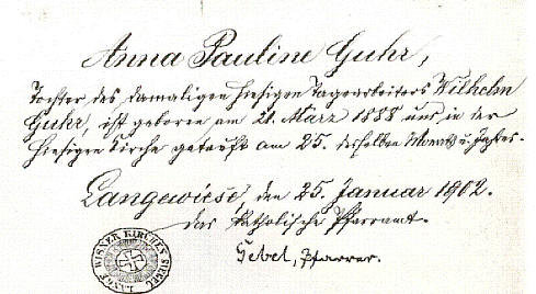 Genealogie Oels Guhr Genealogie Oels Guhr